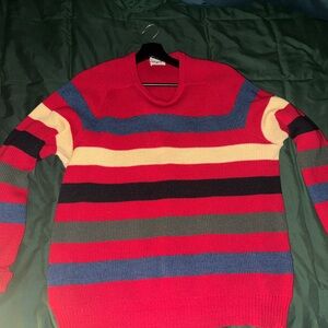 Stylish Men's Striped Crewneck Sweater
